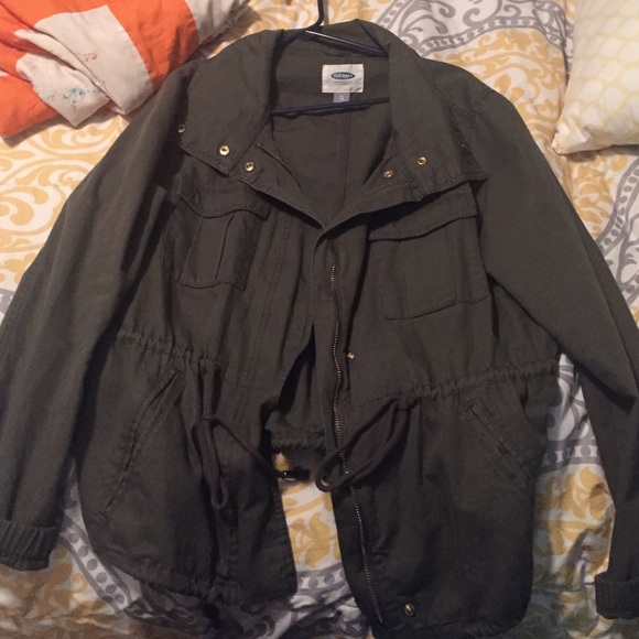 Army green utility jacket!