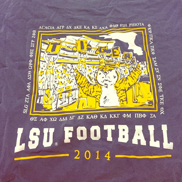 LSU Greek Loves the Tigers long sleeve Tshirt