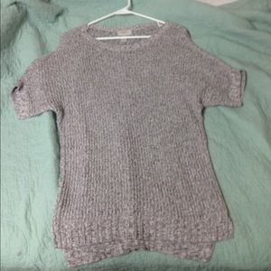 Short sleeve loft sweater