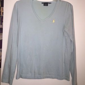 Baby blue polo