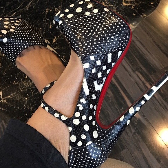 Christian Louboutin Lady Daf Watersnake Xtra Pics - Picture 2 of 4