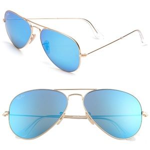 ❌SOLD❌ Flash Blue Ray-Ban Original Aviator' 58mm