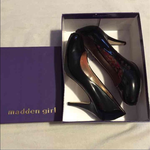 Madden Girl Black Heels