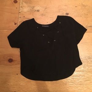 Brandy Lace Up Top!
