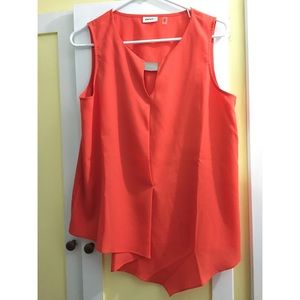 DKNYC Orange blouse
