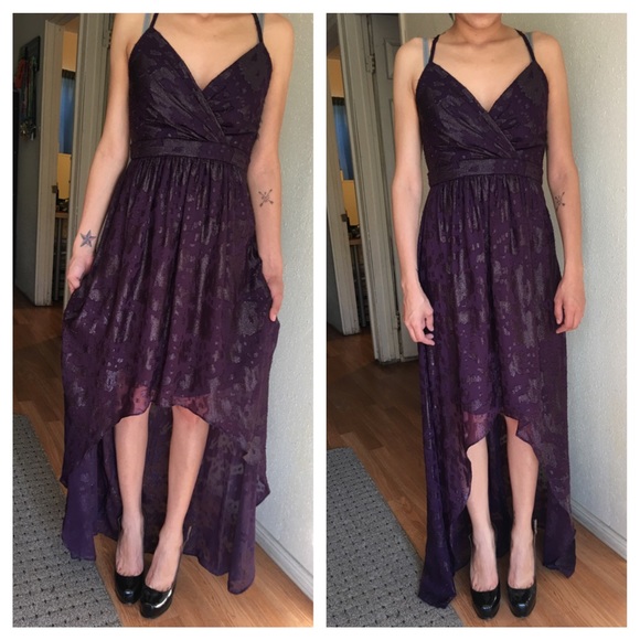 Hi-Low Evening Dress - Picture 2 of 4