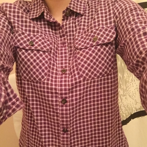 Eddie Bauer checkered flannel