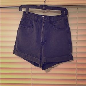 American apparel high waist shorts!