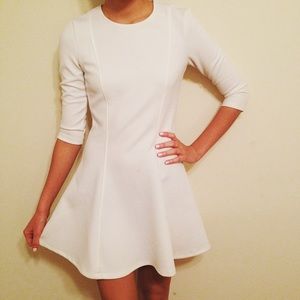 Simple White Dress with Attitude