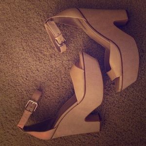 Suede Zara Heels