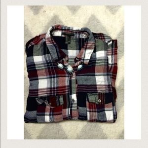 Soft flannel button down
