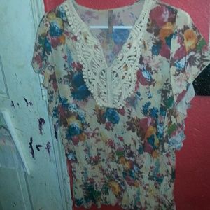 Ad Hoc short sleeve blouse