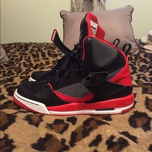 Red & black Jordan's