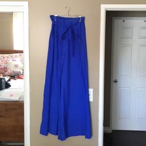 GEORGIE 100% silk high-waisted pants