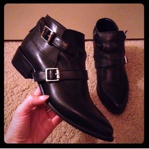 NWOT Zara Basic Black Boots