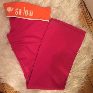 Roll-down solow yoga pants