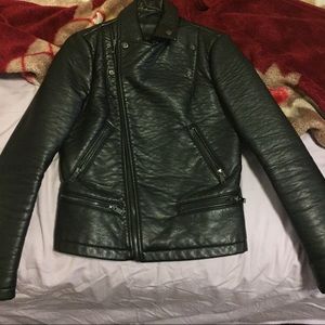 Zara leather jacket