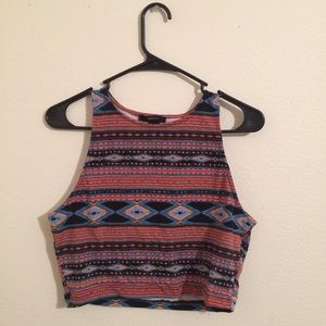 Forever 21 Tribal Crop Top