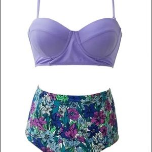 Floral swim suit