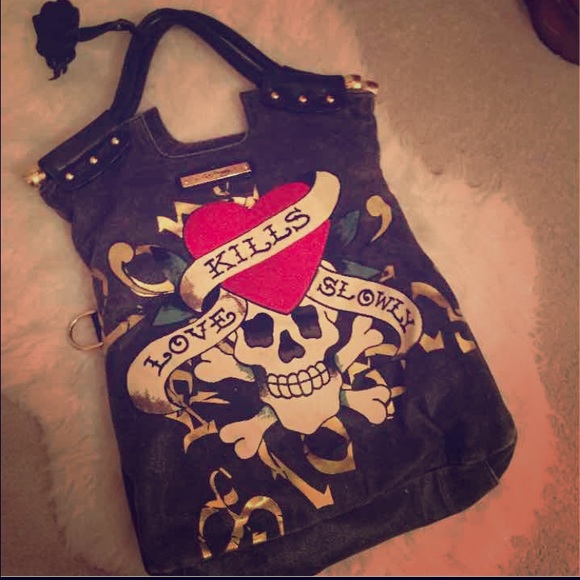 Ed Hardy Shoulder Bag/tote