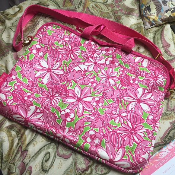 Lilly Pulitzer laptop bag FINAL REDUCTION