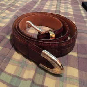 quality snake skin belt