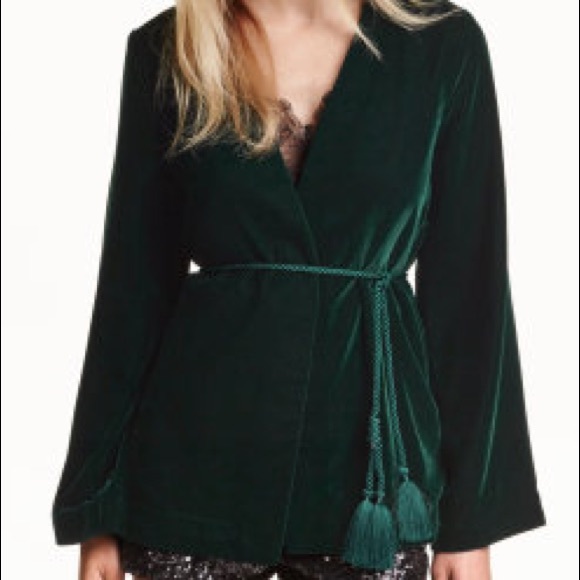 Green Velvet Jacket