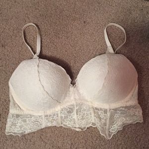 Small Victoria Secret Pink white bralette