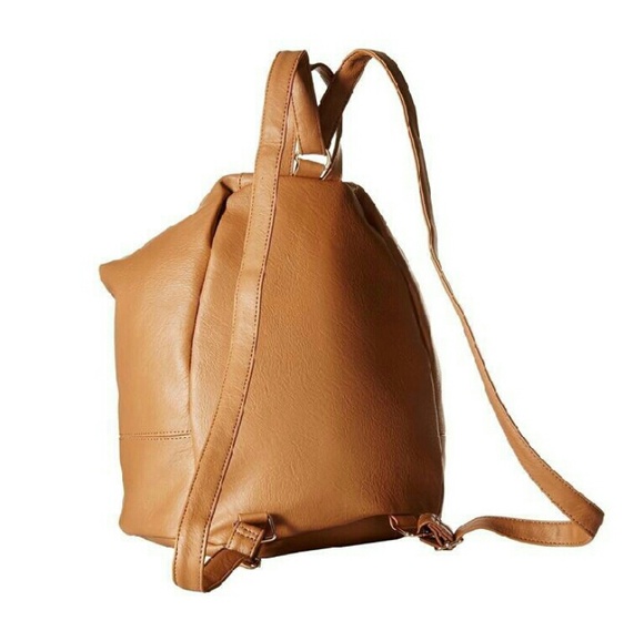 RAMPAGE Fashionable Woman's Brown Bucket Backpack - Picture 2 of 4