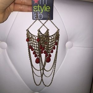 Brand new m style lab earrings from Macy's!