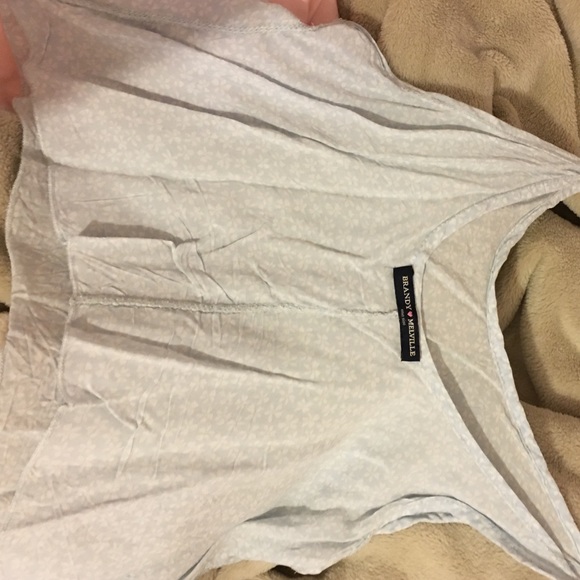 Blue loose tank top