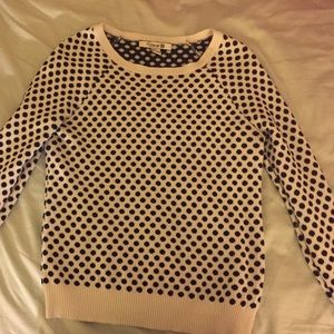 Long Sleeve Forever 21 Polka Dot Sweater