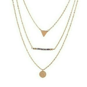 Beaded 3 Layer Necklace