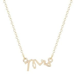 Dainty Mrs. 18K Gold Plated Necklace