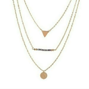 Beaded 3 Layer Necklace