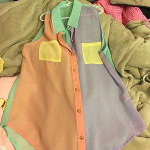 Pastel tank top!