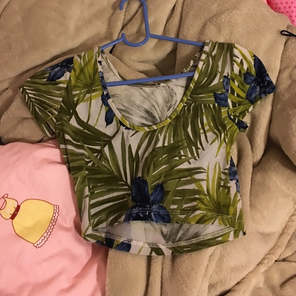 Tropical crop top