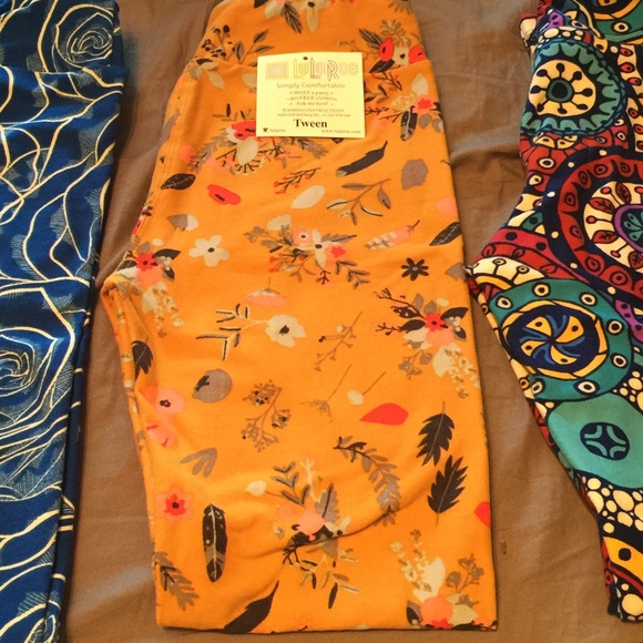Nwt lularoe leggings in tween size