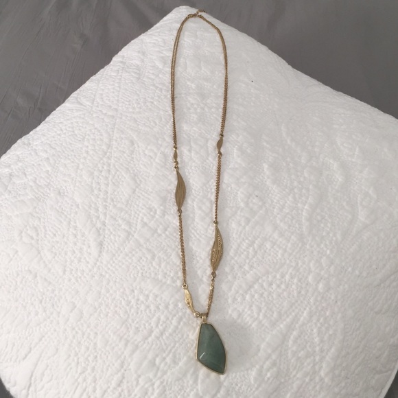 Long Stone Necklace