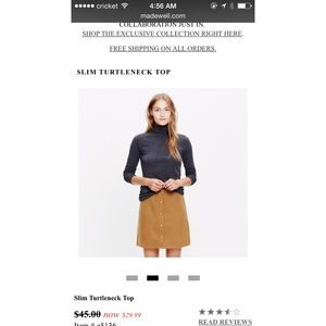 Madewell Slim Turtleneck!