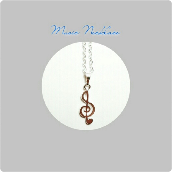 ๐ MUSICAL NOTE PENDANT W/925 SS CHAIN - Picture 2 of 2