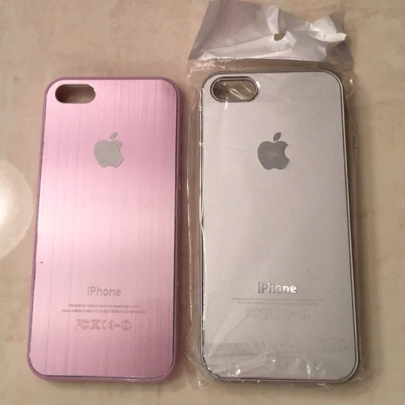 Forever 21 Accessories - 📱BUNDLE IPHONE 5S Cell Phone Cases pink silver