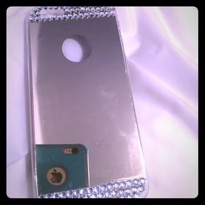 IPHONE 6 mirror case with bling!