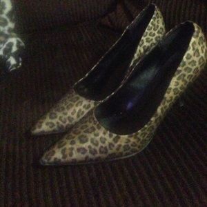 Cheetah print shoes