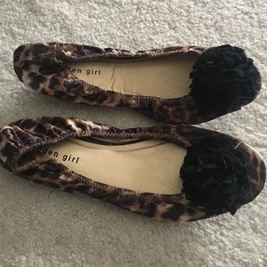 Madden girl Celia ballerina flat leopard shoes 8.5