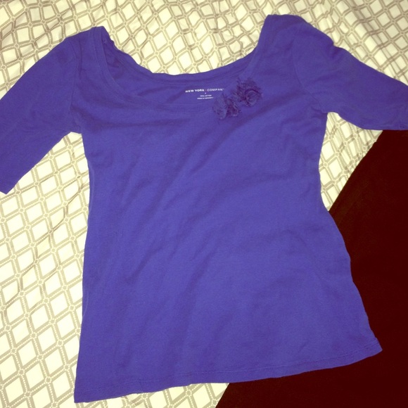 Blue New York and Company Shirt