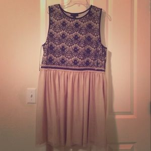 Forever 21+ lace and tulle dress sz 2x
