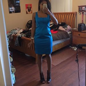 Calvin Klein beautiful bright blue nwt dress