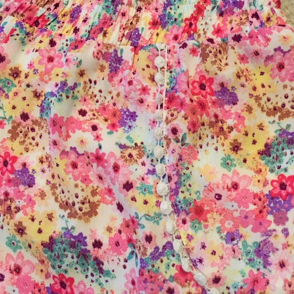 Neon Floral shorts - Picture 2 of 4