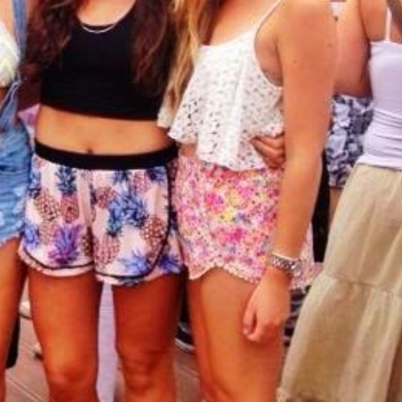 Neon Floral shorts - Picture 4 of 4